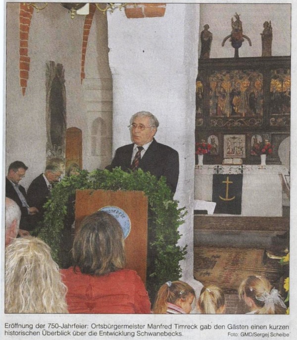 Artikel in der Märkischen Oderzeitung vom 8.9.2007