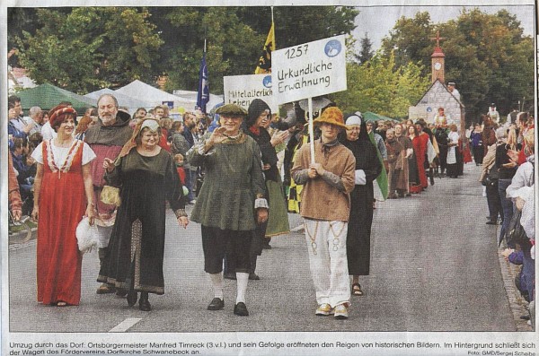 Artikel in der M&auml;rkischen Oderzeitung vom 10.9.2007