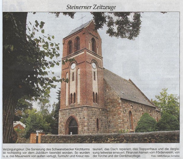 Artikel im M&auml;rkischen Markt vom 6.9.2007